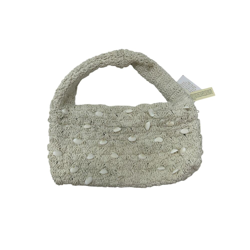 NEW Shell Woven Hand Bag - Picture 2 of 5